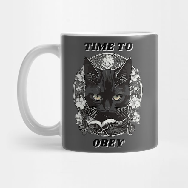 Time to Obey - Black Cat by Occultix